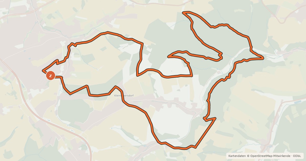 Kartenübersicht der Radroute Adelsberg Bike Marathon