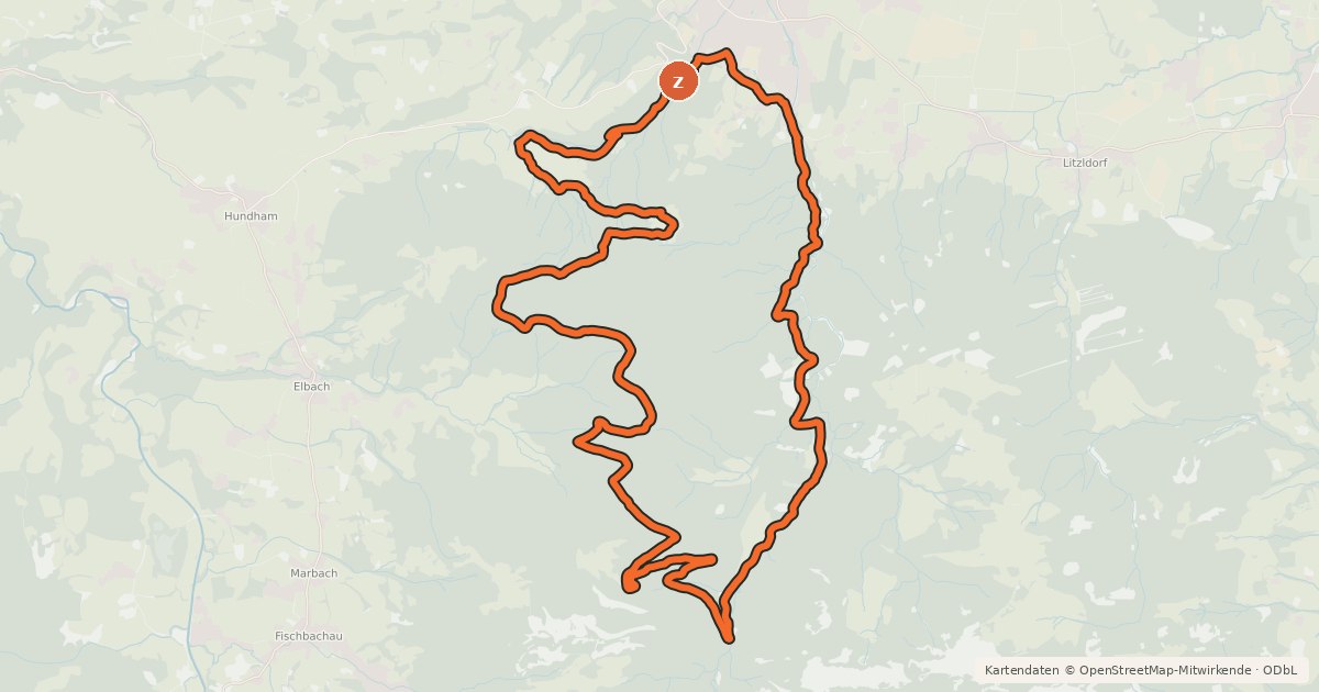 Kartenübersicht der Radroute BF 19 MTB - Megs di Schinden?