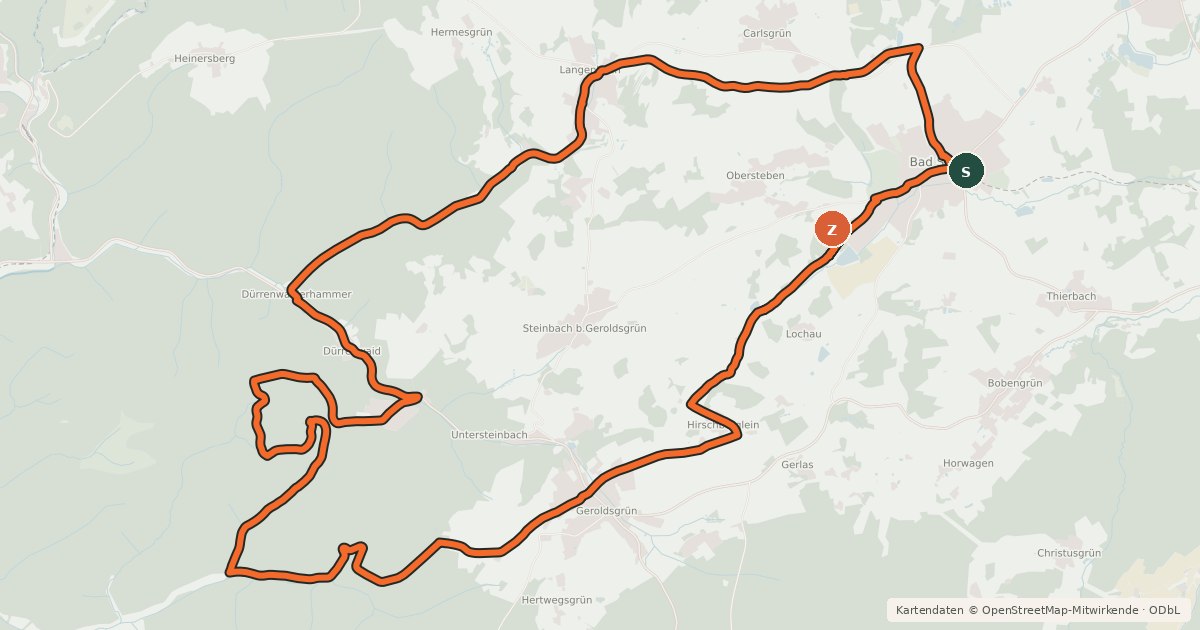 Kartenübersicht der Radroute Bike-Netz 2