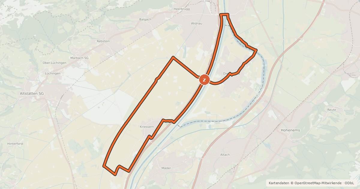 Kartenübersicht der Radroute Binnenkanal – Tour