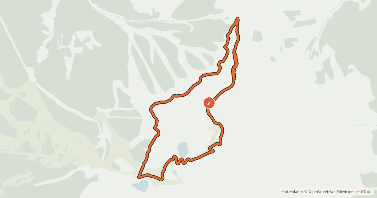 Kartenübersicht der Radroute Cimaroß - Goldriedrunde
