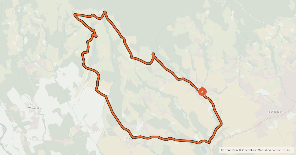 Kartenübersicht der Radroute D'Anninger Bergtour