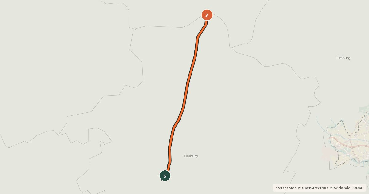 Kartenübersicht der Radroute F74 Fietssnelweg Zonhoven wenslijn