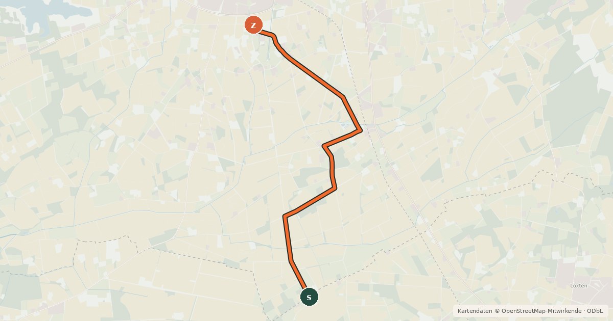 Kartenübersicht der Radroute Grenzgänger-Verbindungsroute