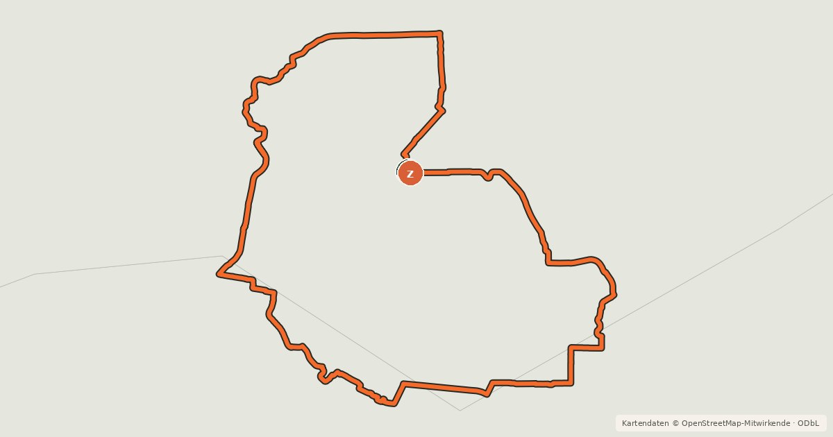 Kartenübersicht der Radroute Hub Trail