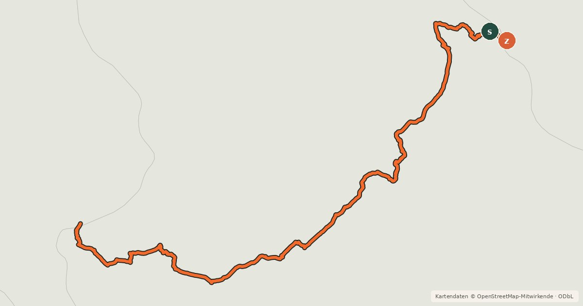 Kartenübersicht der Radroute La Véloscénie - Eure-et-Loir