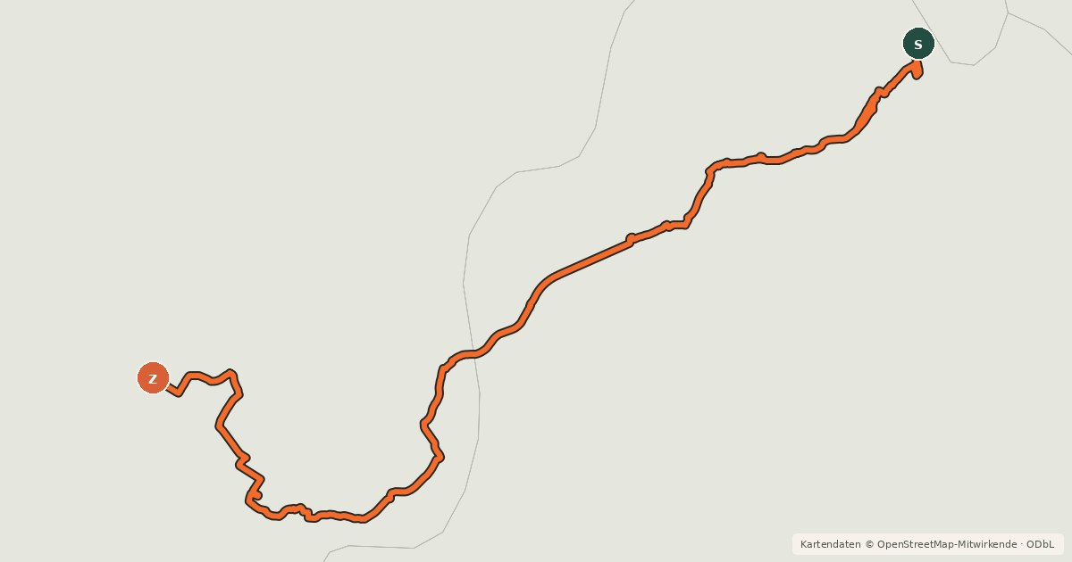 Kartenübersicht der Radroute La Véloscénie - via Limours
