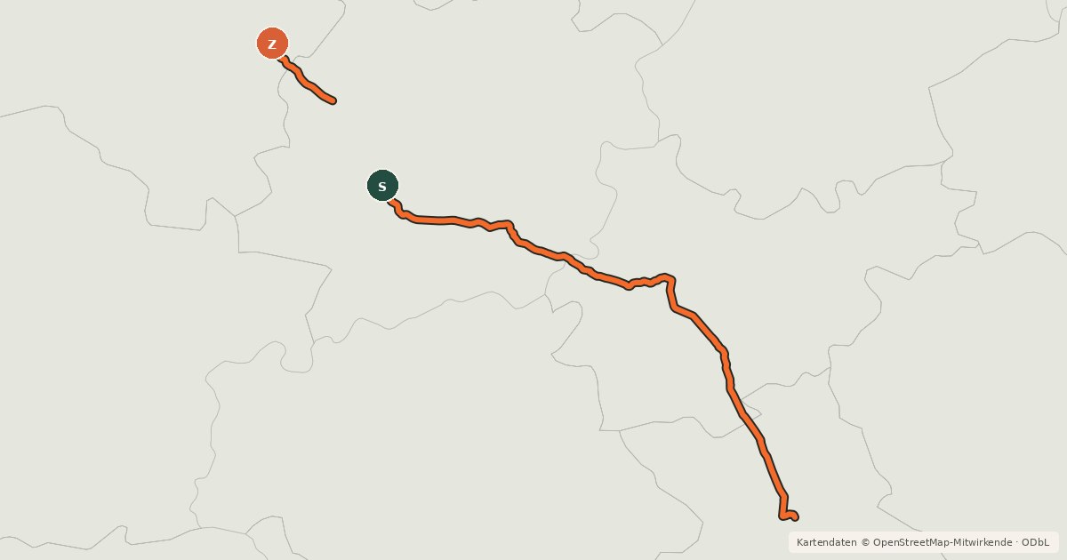 Kartenübersicht der Radroute Le canal de Garonne à vélo : Damazan / Agen