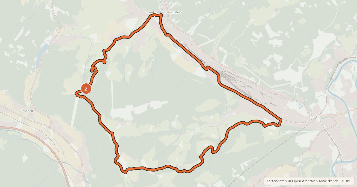 Kartenübersicht der Radroute LN9 Niederung