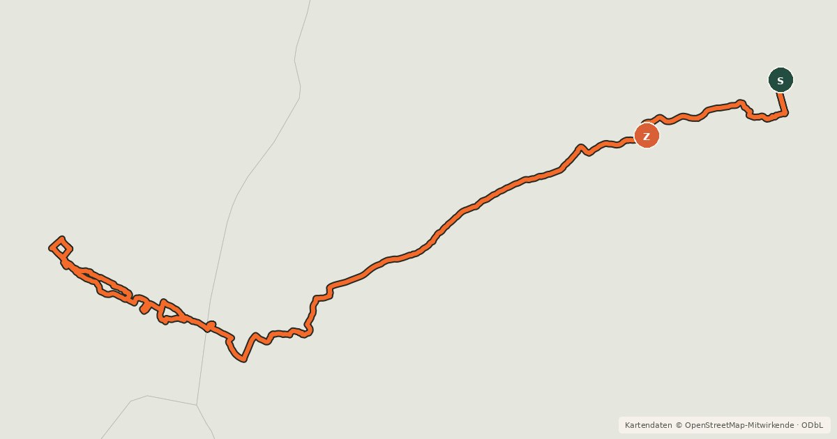 Kartenübersicht der Radroute Loire à Vélo 4