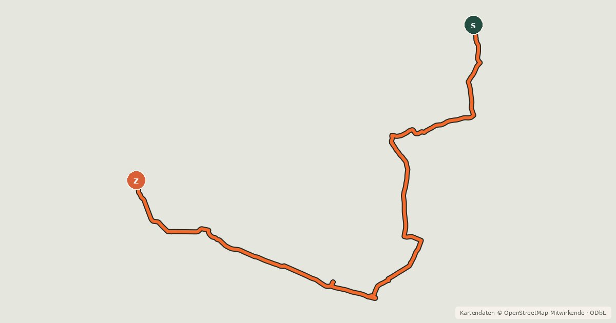 Kartenübersicht der Radroute Loire à Vélo 4e - via Azay le Rideau