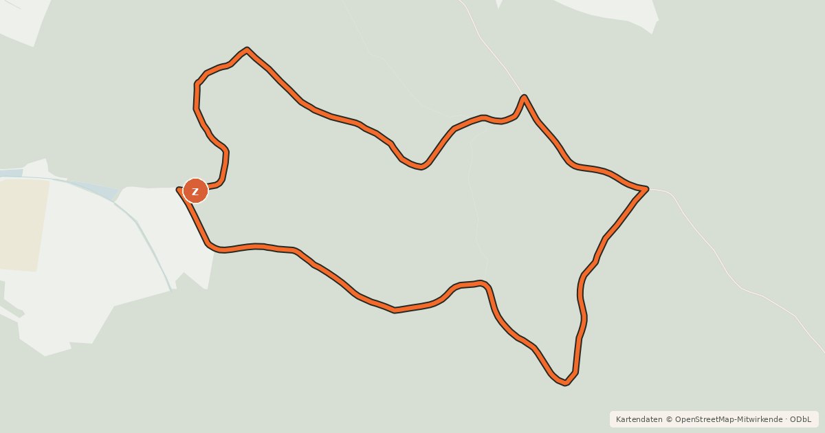Kartenübersicht der Radroute Mountainbike-Strecke M2