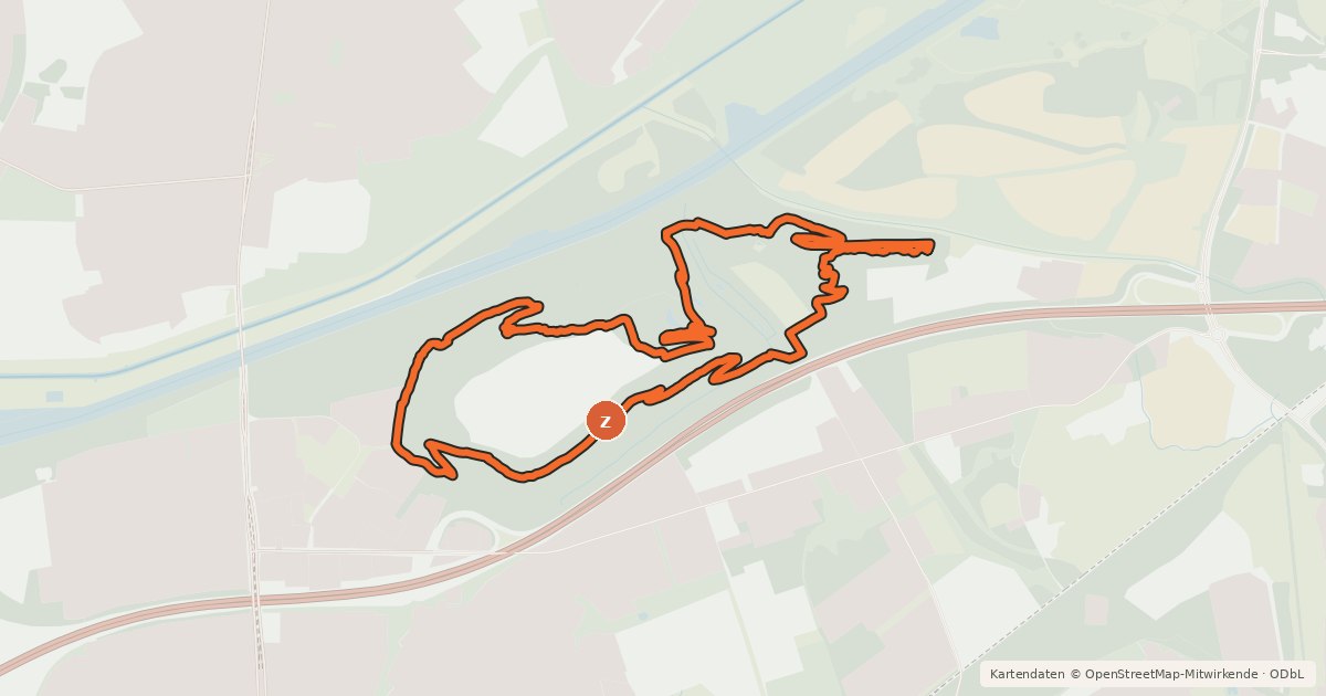 Kartenübersicht der Radroute MTB-Brammen.Trail