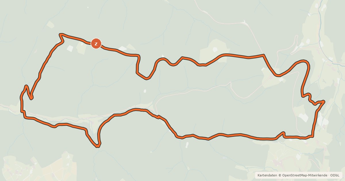 Kartenübersicht der Radroute MTB Breisgau-Tour