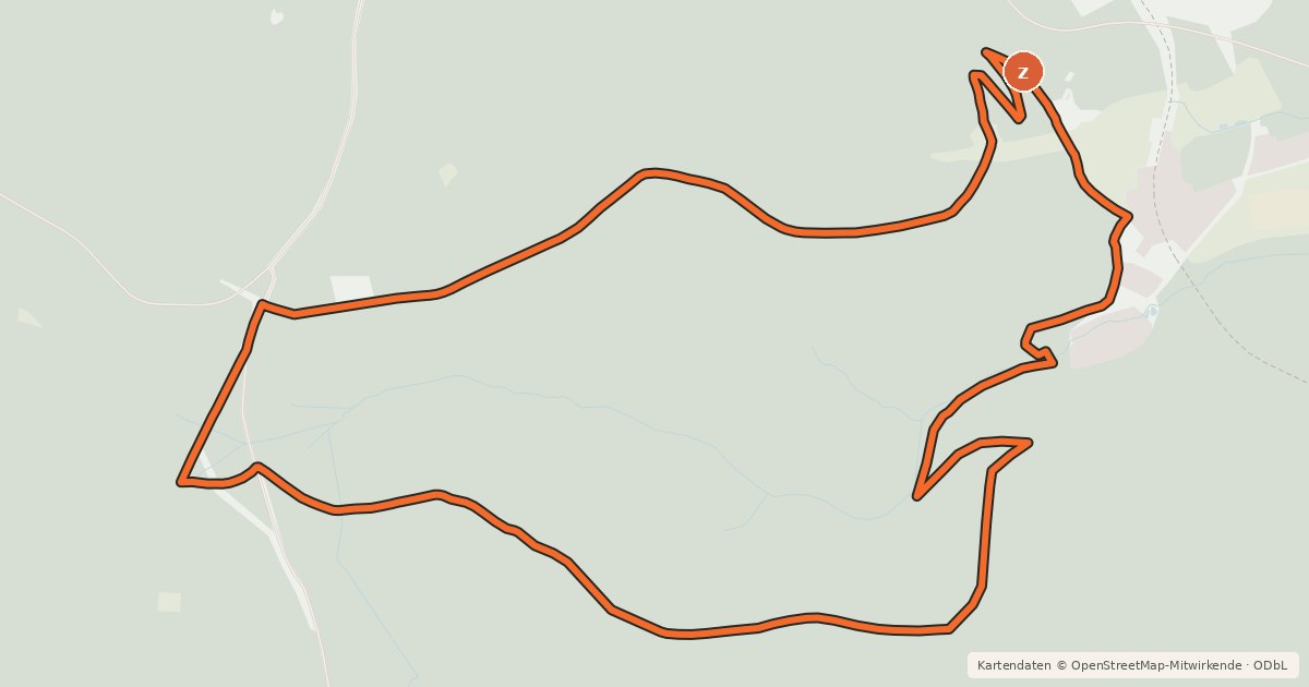 Kartenübersicht der Radroute MTB Lauterbad-Tour