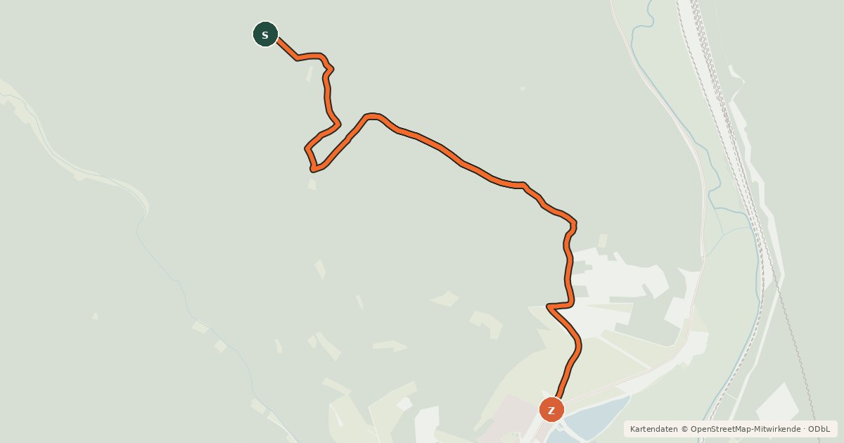 Kartenübersicht der Radroute MTB Natur Flow Trail Lindwurm