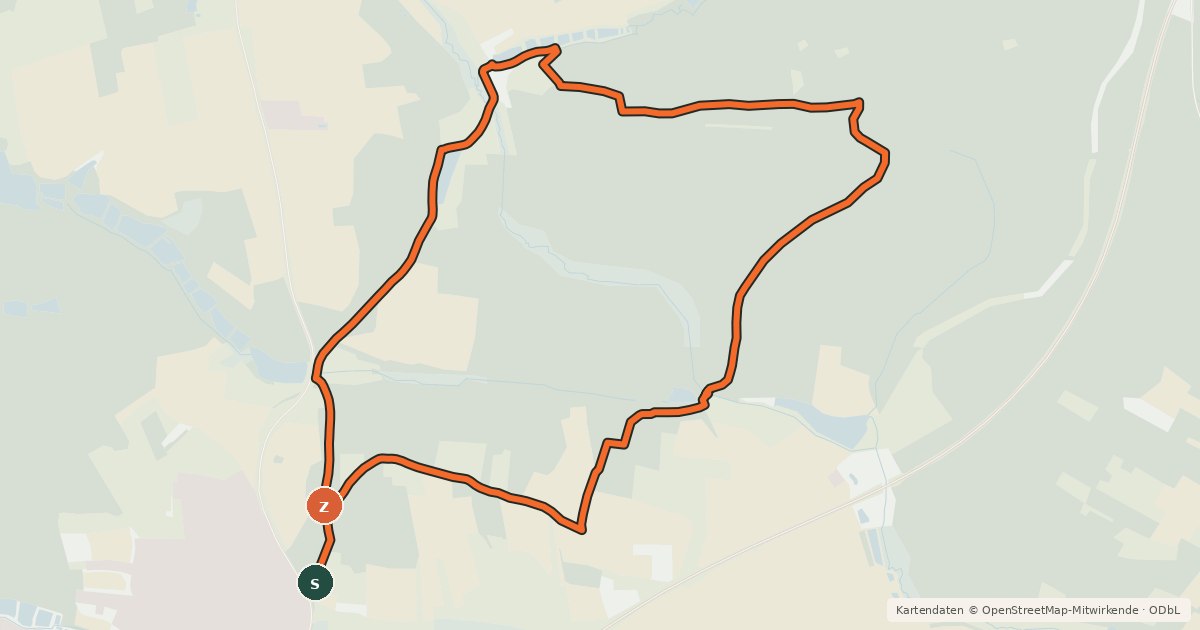 Kartenübersicht der Radroute mtb-route Hölzlmühlweg