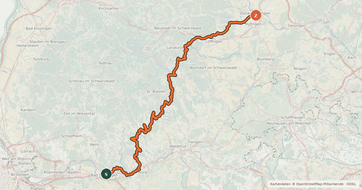 Kartenübersicht der Radroute MTB X-Ing SÄK-DS