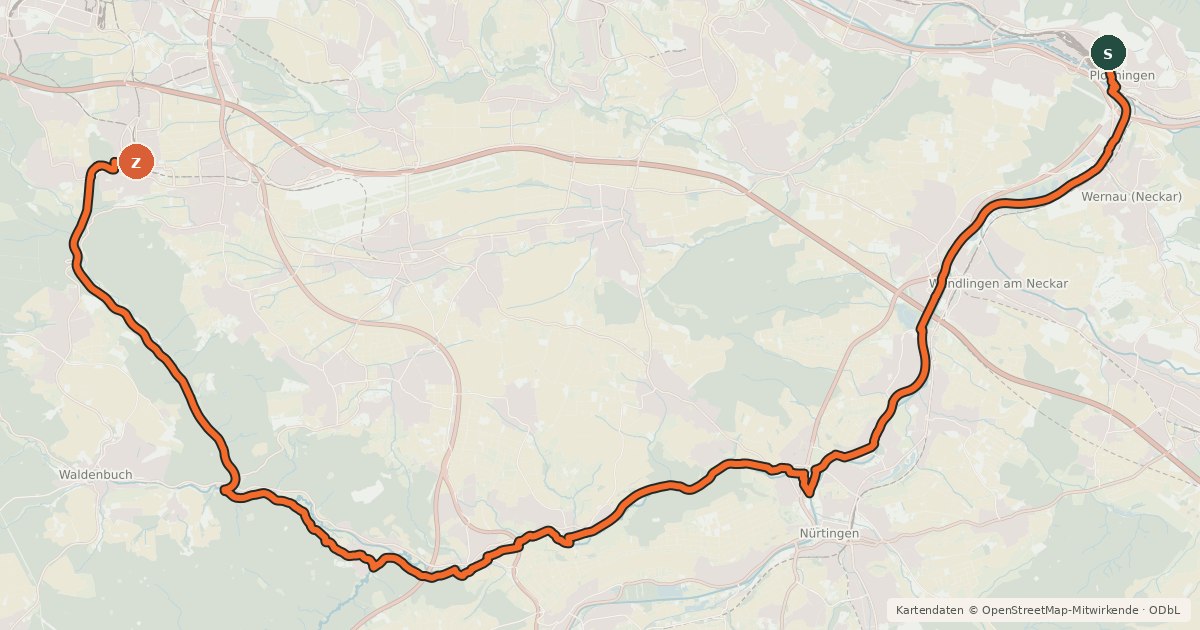 Kartenübersicht der Radroute Mühlen & Hafen