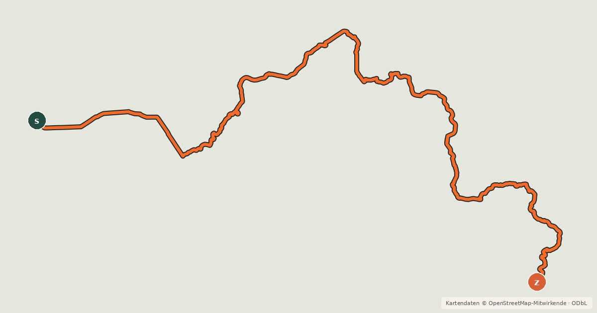 Kartenübersicht der Radroute North Whiteshell Trail (bikeable)