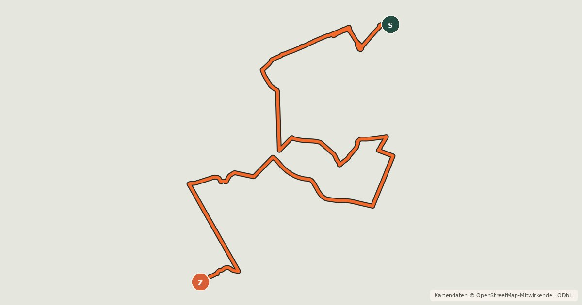 Kartenübersicht der Radroute Oranjefietsroute - 07 - Borne - Delden