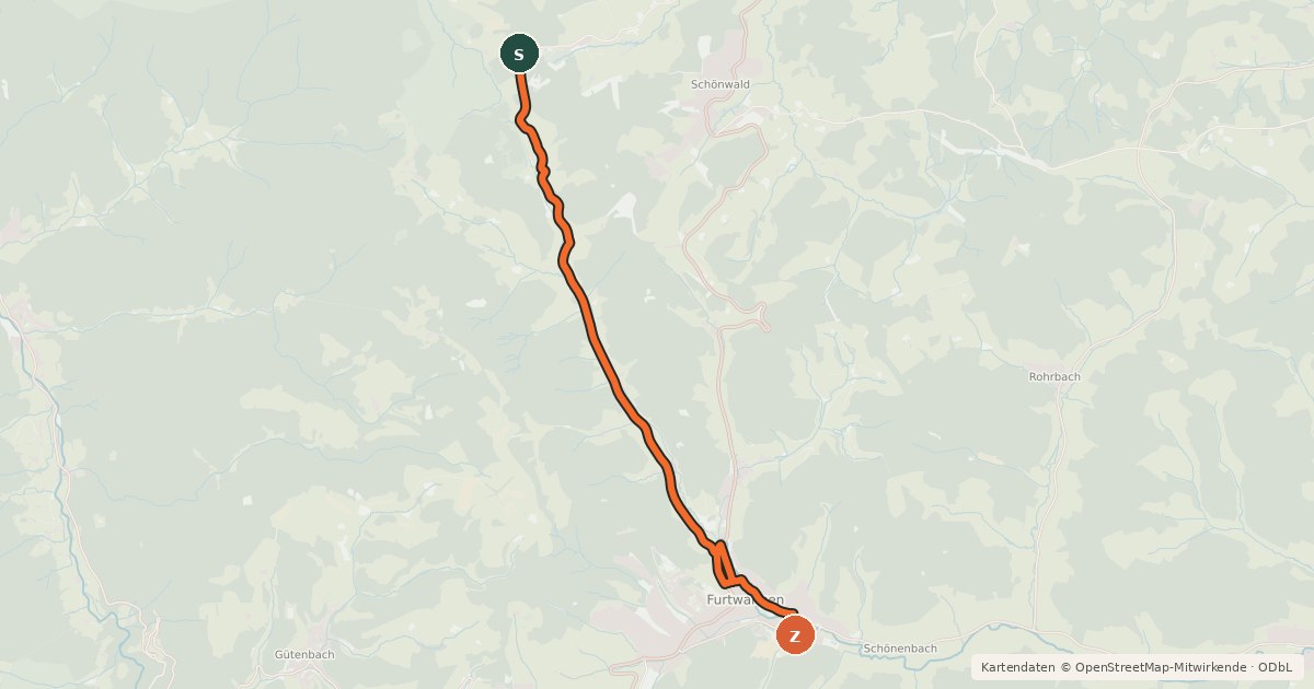 Kartenübersicht der Radroute Radroute 12-24