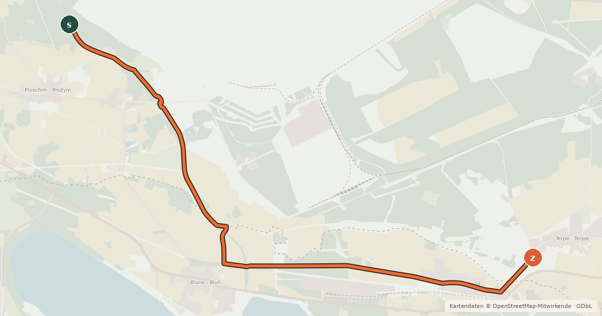 Kartenübersicht der Radroute Radroute 2-3