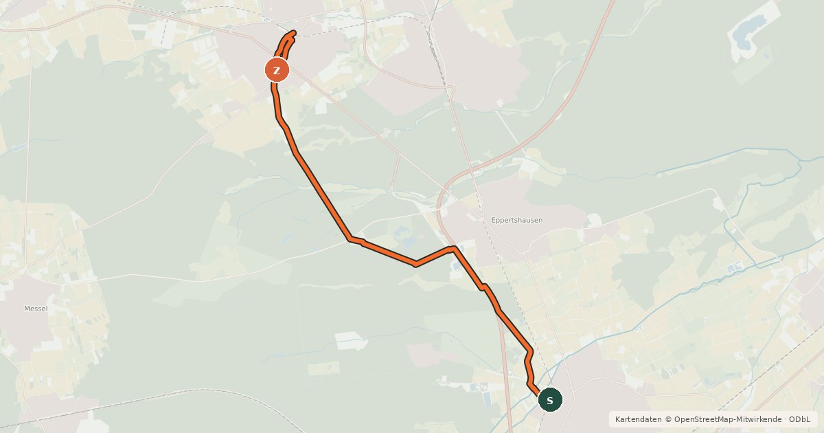 Kartenübersicht der Radroute Rhein-Main-Vergnügen Route 1/5