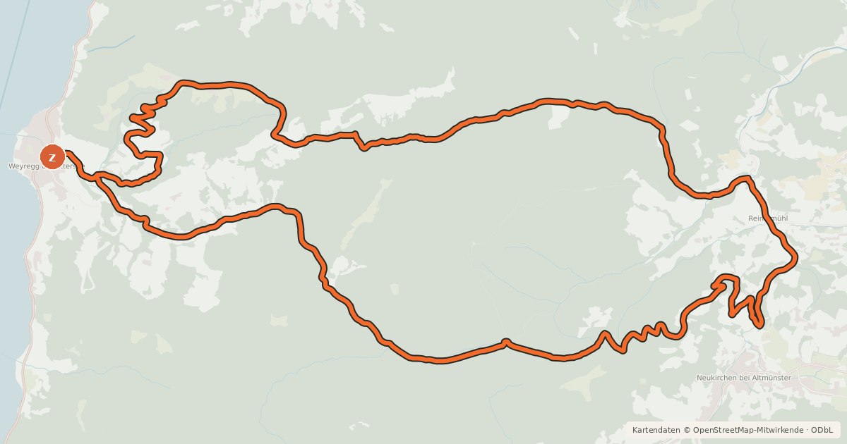 Kartenübersicht der Radroute Richtberg - Mountainbikestrecke
