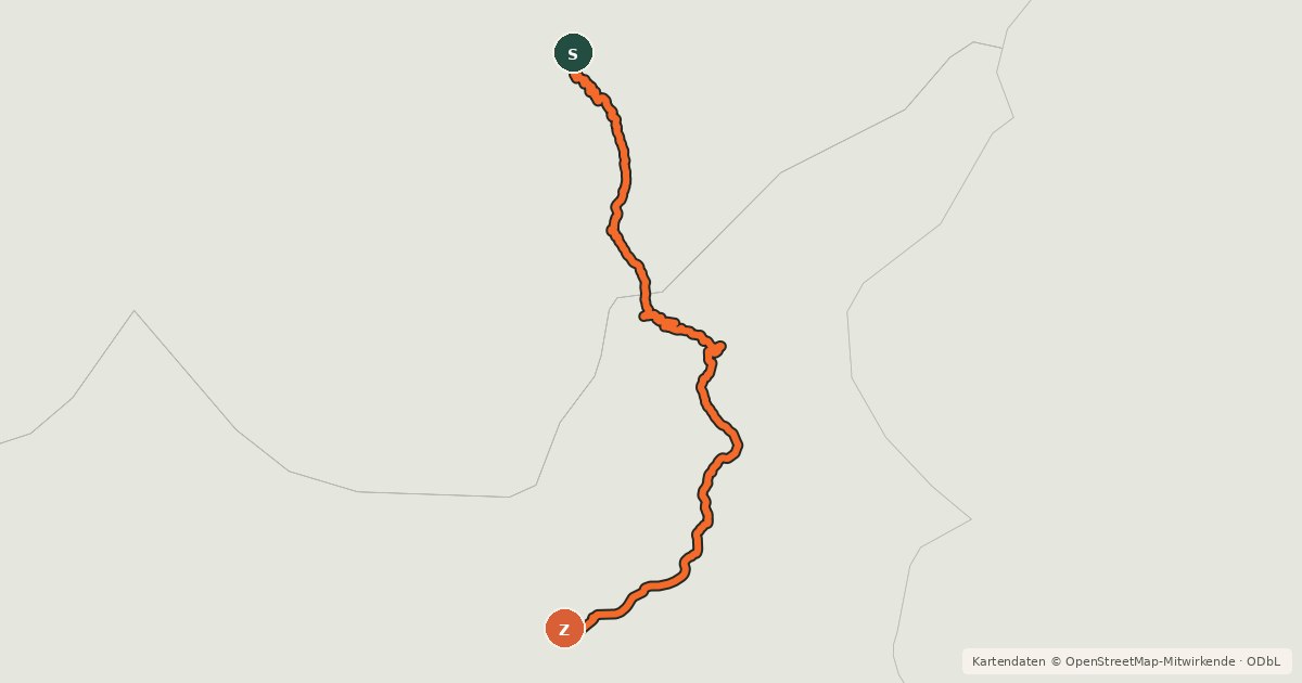 Kartenübersicht der Radroute Route des Grandes Alpes à vélo, étape 10, Guillestre / Barcelonnette