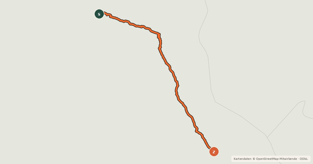 Kartenübersicht der Radroute Route des Grandes Alpes à vélo, étape 5, Bourg-Saint-Maurice / Val d'Isère
