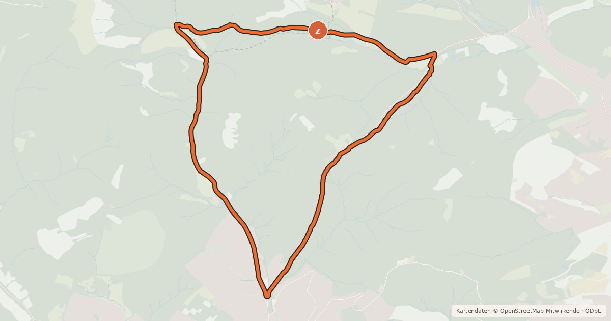 Kartenübersicht der Radroute Schottenhof-Strecke