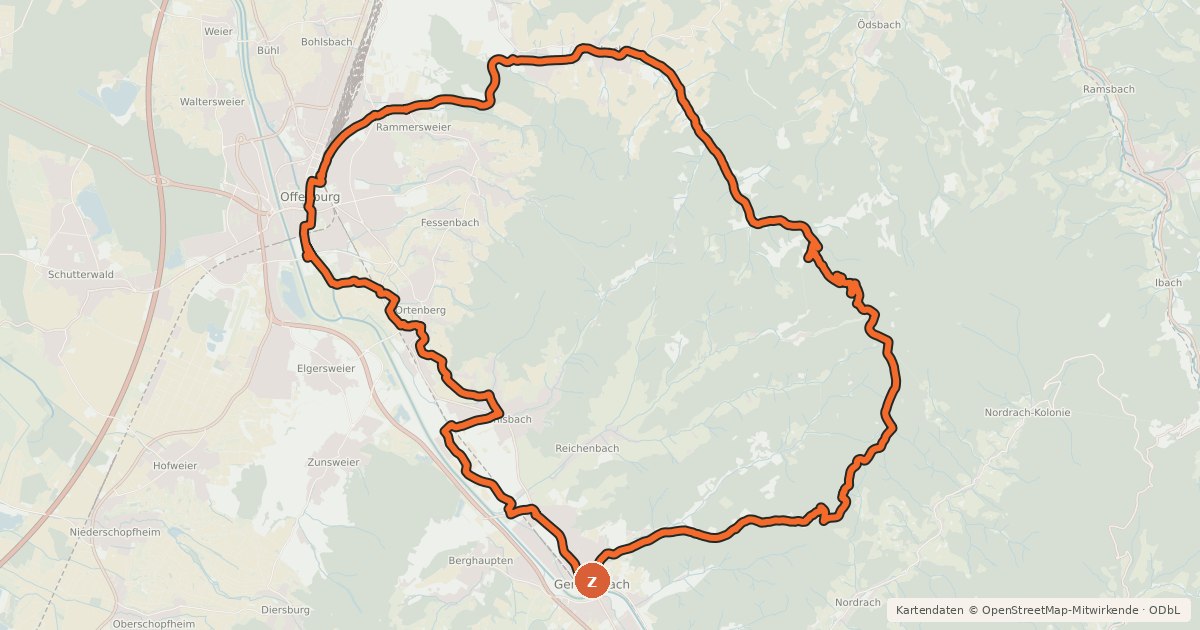 Kartenübersicht der Radroute SchwedenTour