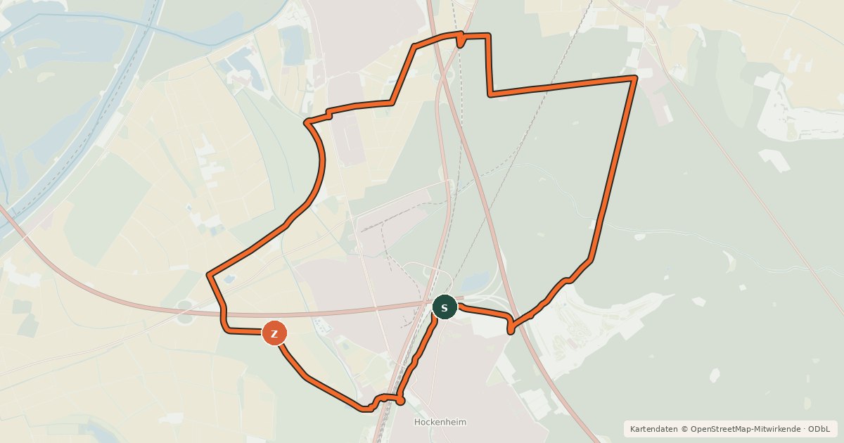Kartenübersicht der Radroute Sparkassen Route 4