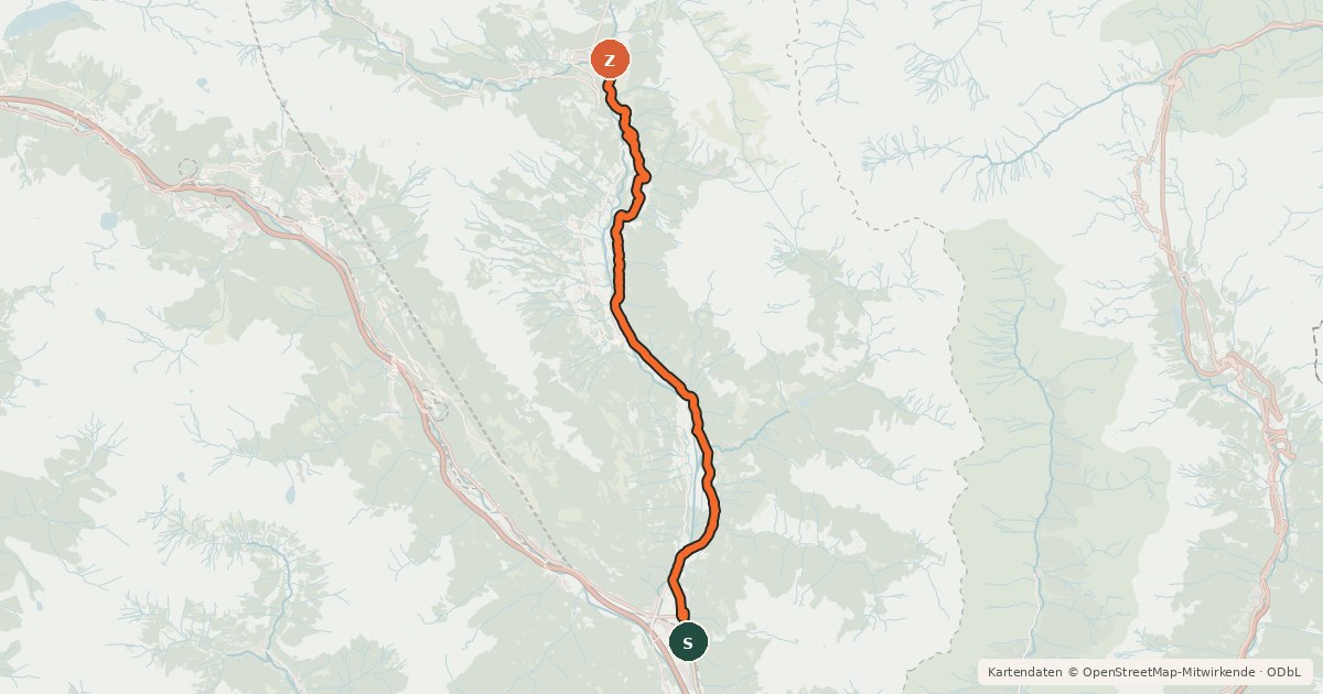 Kartenübersicht der Radroute St.-Gotthard-vier-Pässe-Bike (Campra-Biasca) Tappa 5