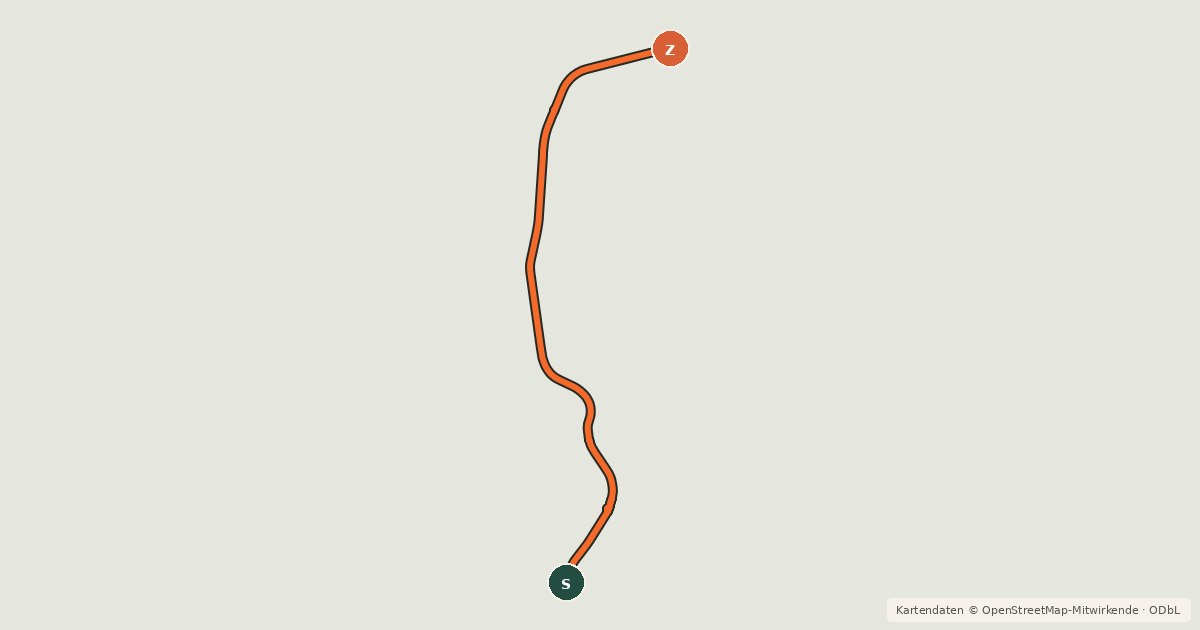 Kartenübersicht der Radroute Thornton-Cookstown Trans Canada Trail (cycling)