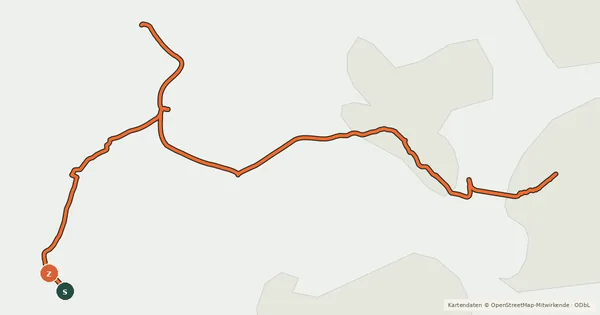 Kartenübersicht der Radroute 1 Atlanterhavsruta