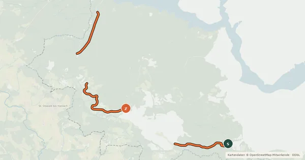 Kartenübersicht der Radroute 1019 okruh Frýdava - Pasečná - Frýdava