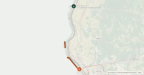 Kartenübersicht der Radroute 2 Rives 3 Ponts - Tour 2 et 3 (FR)