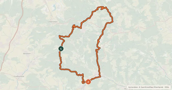 Kartenübersicht der Radroute 5-Landkreis-Radtour