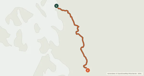 Kartenübersicht der Radroute 87 (Washington)