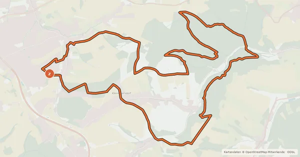 Kartenübersicht der Radroute Adelsberg Bike Marathon