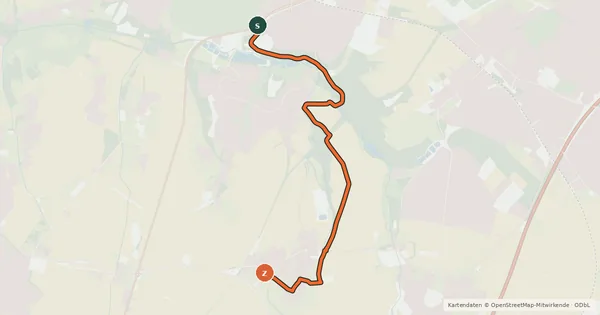 Kartenübersicht der Radroute Alsdorf (63) - Würselen (76)