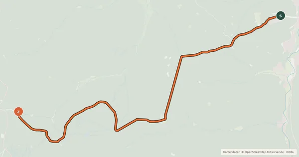Kartenübersicht der Radroute Alternativer Einstieg zum Schwarzwälder Höhenradweg West