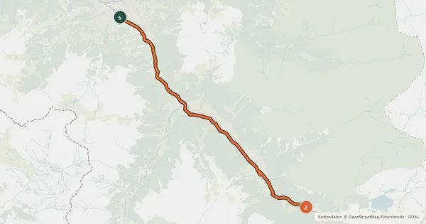 Kartenübersicht der Radroute Bade Tour