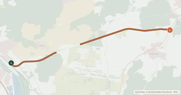 Kartenübersicht der Radroute Bahnradweg Iller-Roth-Günz
