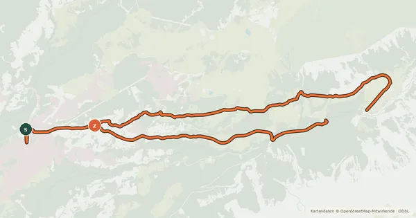 Kartenübersicht der Radroute Barboleuse - Solalex - Barboleuse