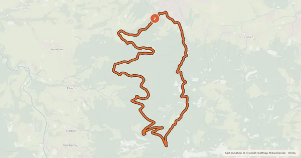 Kartenübersicht der Radroute BF 19 MTB - Megs di Schinden?