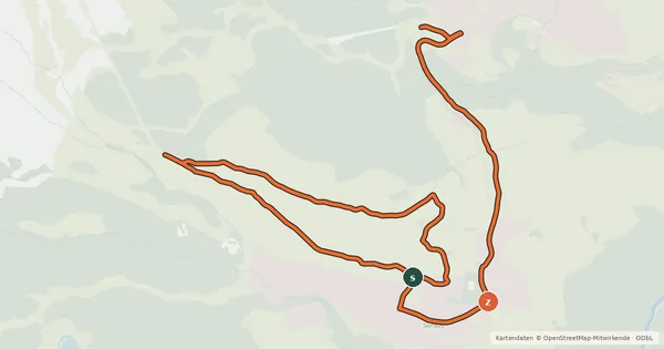 Kartenübersicht der Radroute Bifang-Tour