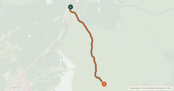 Kartenübersicht der Radroute Biketour Eppzirler Alm